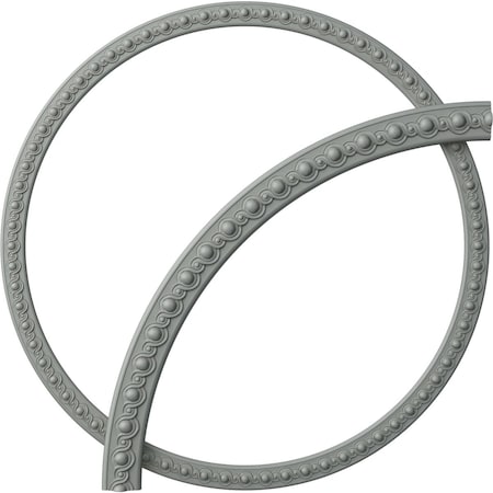 Ekena Millwork 59 1/8-in. OD x 53 1/8-in. ID x 3-in. W x 1-in. P Hillsborough Ceiling Ring Kit CRK59HI